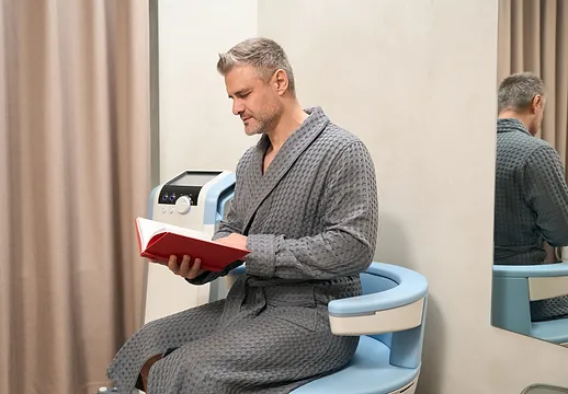Emsella treatment for men at Westside Laser & Light Calgary